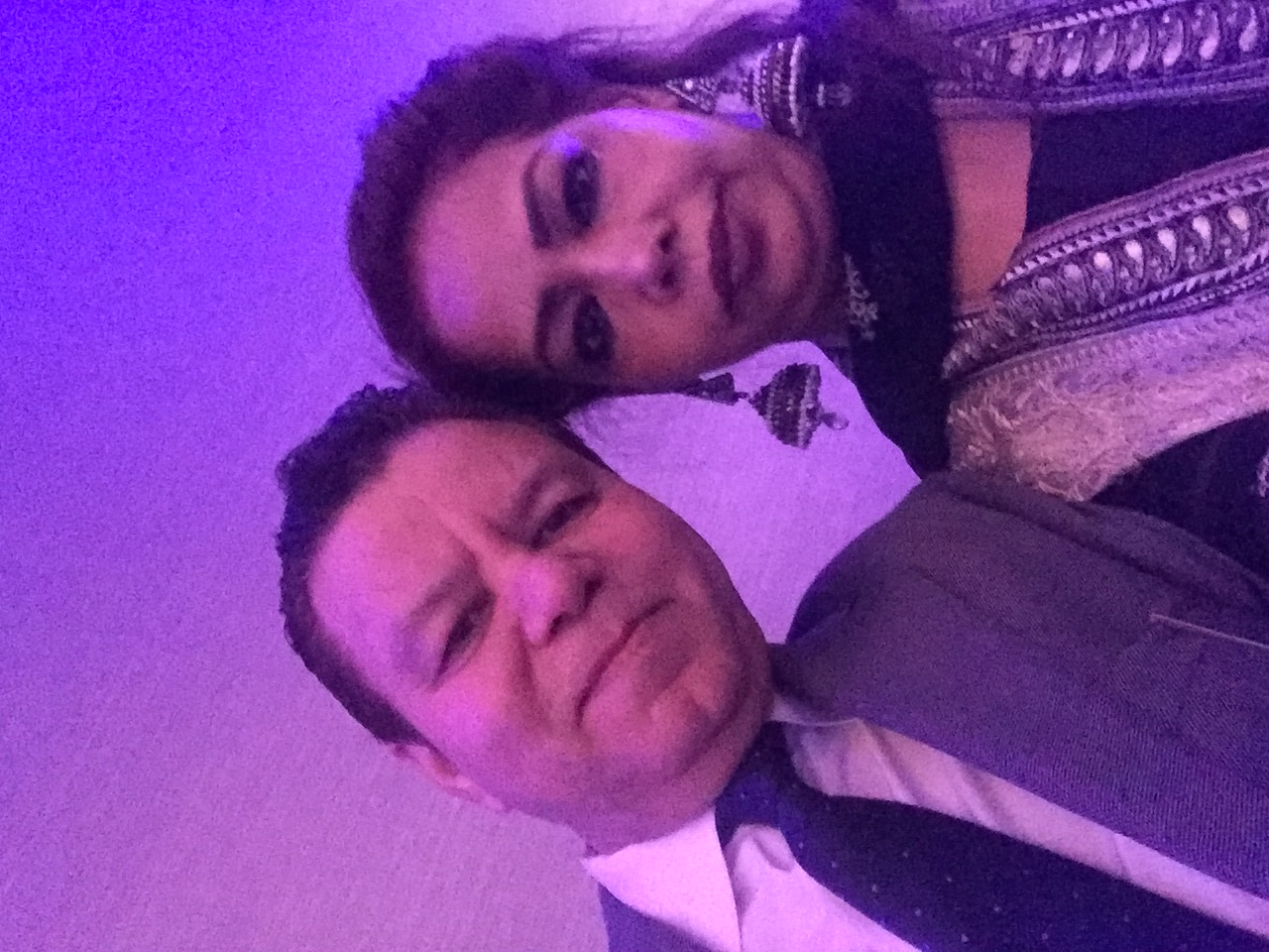 Adil's late father, pictured with his mother